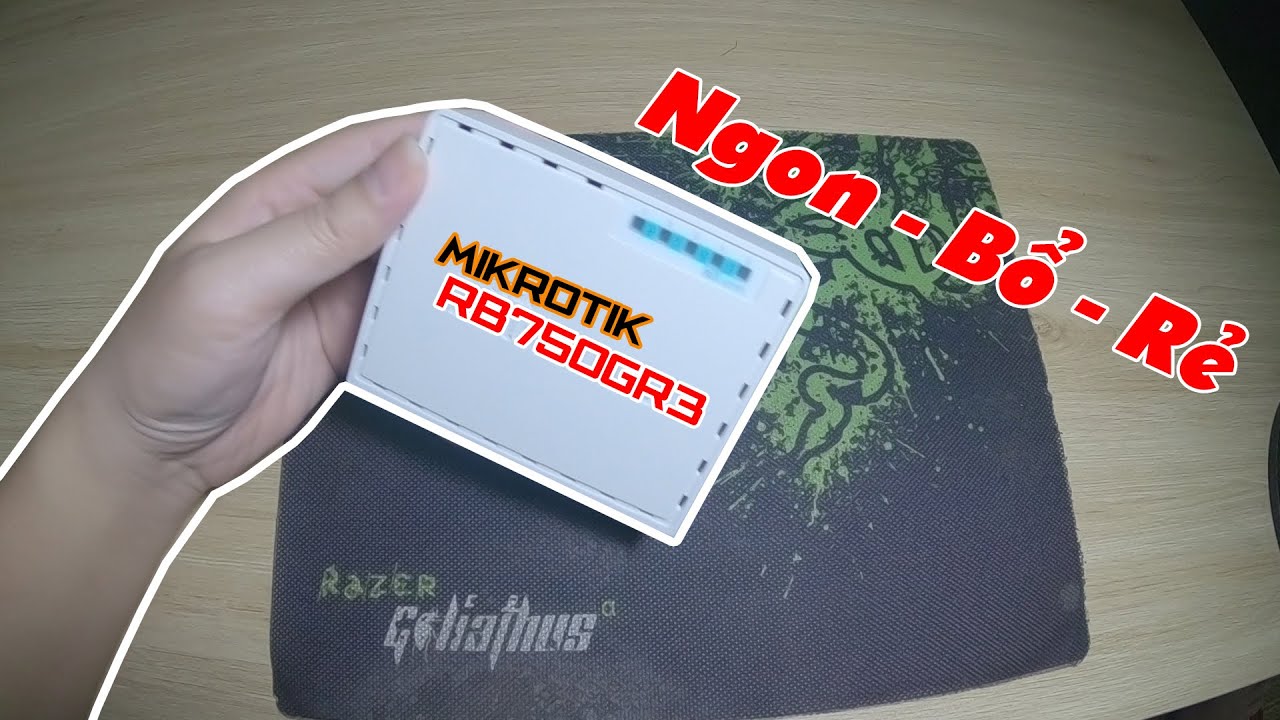 Mở hộp trên tay nhanh Router MikroTik RB750Gr3: Ngon - Bổ - Rẻ | TungChang TV