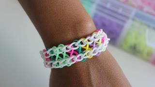 كيف تعمل اسوارة الانفنتي من المطاط: اساور المطاط:infinity bracelet rainbow loom