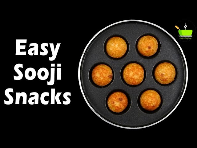 Easy Sooji Snacks | Snacks Recipe | Evening Snacks | Instant Recipes | Sooji Snacks | Instant Snacks | She Cooks