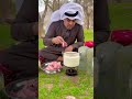 طبخ كبسة لحم في الربيع وامطار وثلوج 