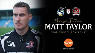 Matt Taylor Post Bristol Rovers A Exeter City Football Club