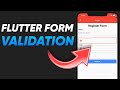 Flutter Form Validation in hindi | Easy Step-by-Step Flutter form validation tutorial