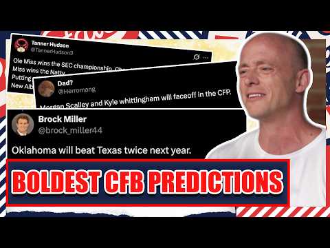 Thumbnail for Boldest CFB Predictions For 2026 - Josh Pate's College Football Show