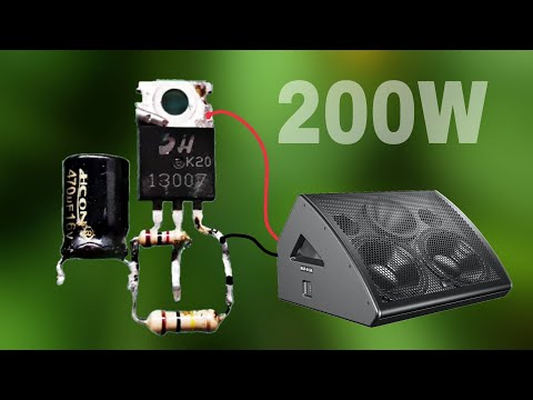 Chế Mạch Amplifier Công Suất Từ Transistor 13007 Nguồn ATX | Đơn Giản