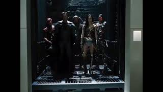 &quot;Everyone this is Alfred, I work for him&quot; | Justice League Visits Batcave | Snyder Cut