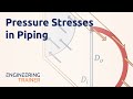 Pipe Stress Fundamentals - Pressure Stresses in Piping