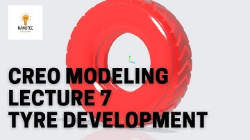 CREO 9.0 | CREO Tutorial For Beginners Session 7 - Tyre Development