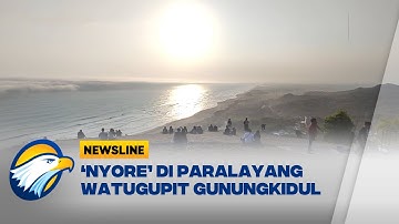 Senja di Bukit Paralayang Watugupit