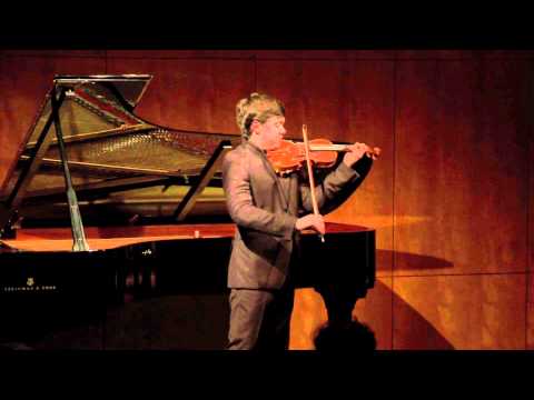 2012 Avery Fisher Career Grant recipient Benjamin Beilman, violinist