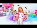 Nastya and dad dress up stories and funny games at home