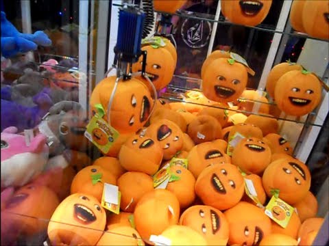 Annoying Orange Claw Machine! Damn Set Payout Rates! craneofaringioma