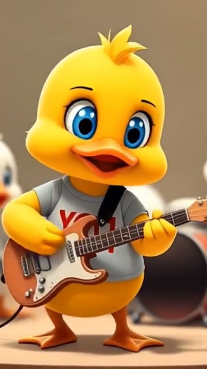Duckie Drops the Bass! 🎸 #shorts #shortsvideo #youtubeshorts #viralvideo #rock #viralvideo #viral