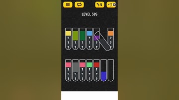 【Water Sort Puzzle】 Level 585