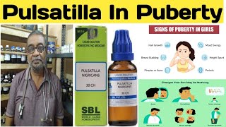 Pulsatilla In Puberty | Pulsatilla Nigricans Uses & Benefits |
