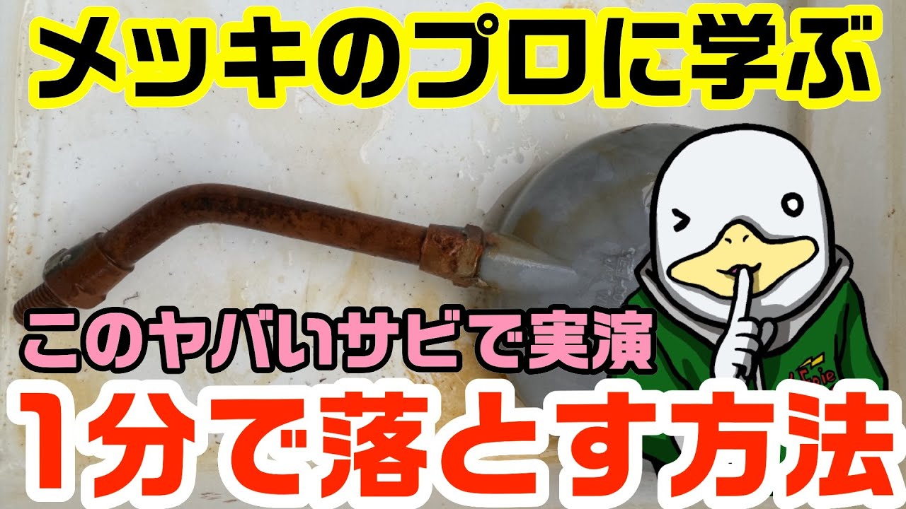 Expert Supervision] Is this a miracle? How to remove rust and