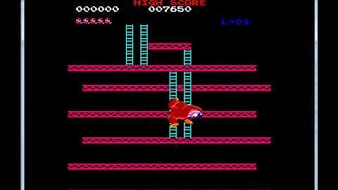 Donkey Kong Remixed - TRS 80 Color Computer CoCo - emulador Vcc 1.42 - testeado Windows 7 x64