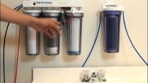 5 Stage Reverse Osmosis Chloramines System Demo - Bulk Reef Supply
