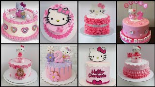 Hello Kitty Theme Cake Ideas 2021\/Hello Kitty Cake Design\/Hello Kitty Birthday Cake Design For Girls