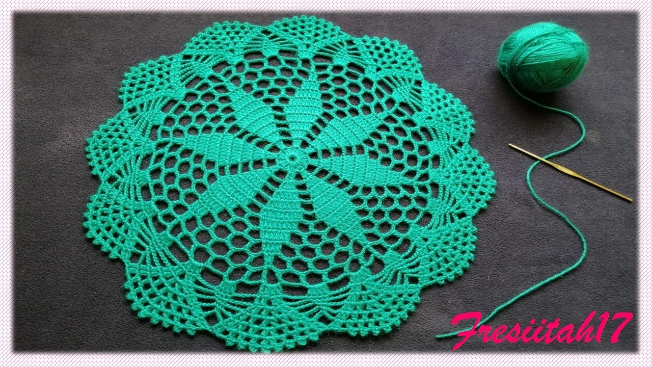 Cómo tejer Tapete redondo a crochet paso a paso fácil. 