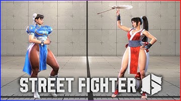 SF6: Idle Animations | Seasons 1 & 2  [4K 60ᶠᵖˢ ]