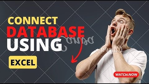 Connect to Database (Mysql) Using Excel | analytics
