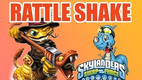 RATTLE SHAKE Skylanders Swap Force Intro & Death Videos w/Box Art