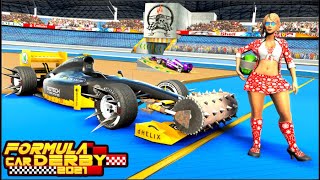 Formula Car Demolition Derby 2021 - Car Crash Game: Android Games screenshot 1