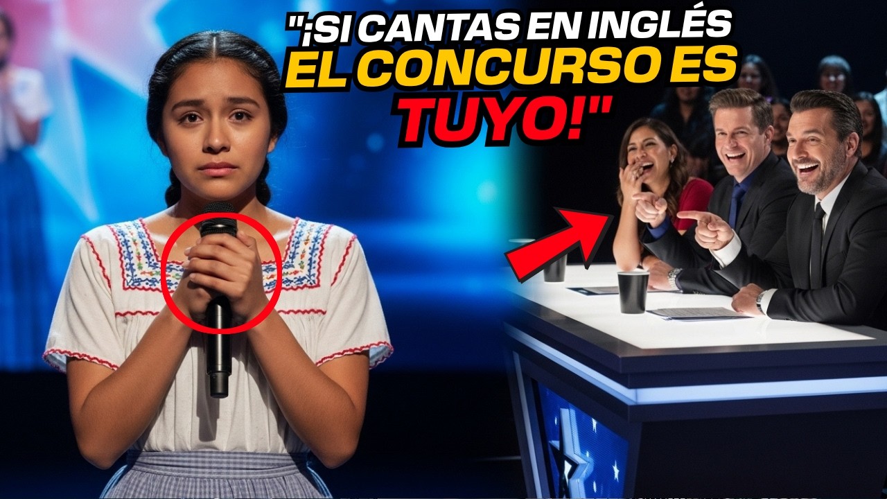 ¡SI CANTAS EN INGLÉS, EL CONCURSO ES TUYO!” – dijo el jurado… Pero nadie sabía quién era su padre