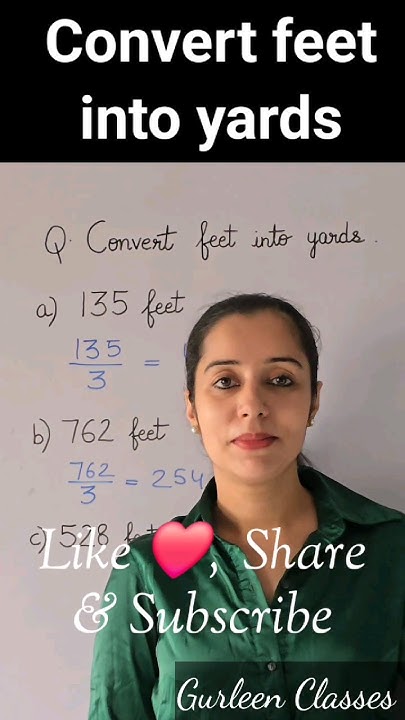Convert Feet Into Yards yards feet ytshorts shorts shortvideo convert-feet-into-yards-yards-feet-ytshorts-shorts-shortvideo