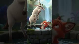 🦊 The Clever Fox and the Well | Short Moral Story in Hindi