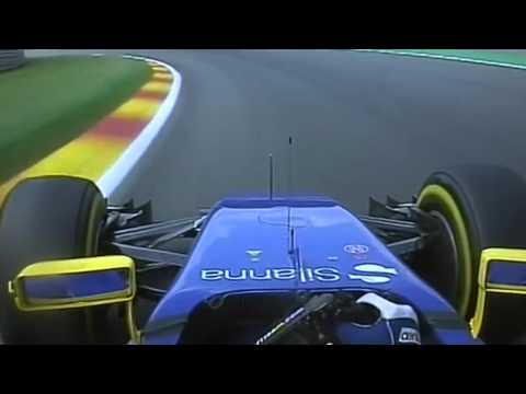 F1 2015 Belgium Spa Ericsson Puhon HUGE CRASH