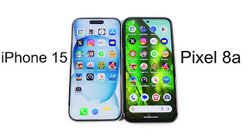 iPhone 15 vs Pixel 8a Speed Test