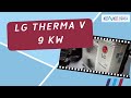 LG Therma V 9kW przy  16°C Moc oddawa 7,42kW COP 2,41 www.cncpompyciepla.pl