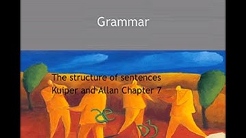 Kuiper and Allan - An Introduction to English Language 3e - Sentences - Identifying phrases