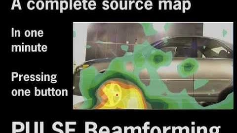 PULSE Beamforming (a complete source map) – Brüel & Kjær