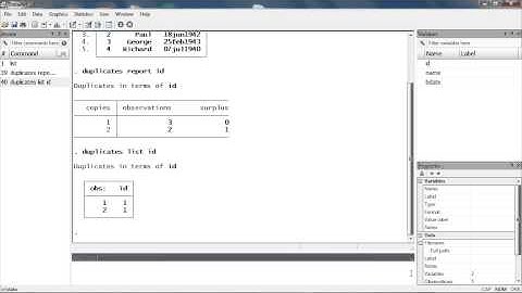 Stata Quick Tip: Finding duplicates in your data