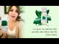 Lo que no sabías del aceite del árbol de té  (tea tree)