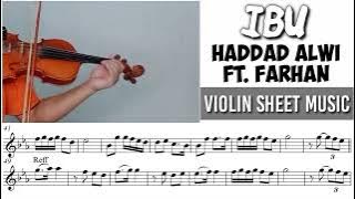 Ibu - Haddad Alwi Ft. Farhan || Violin Sheet Music