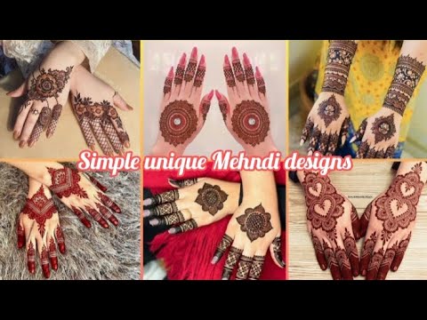 Simple mehndi designs 2024 | unique Mehndi simple designs |stylish and ...