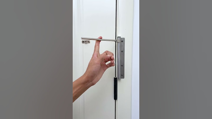 Door Auto Close Hinge Demo 2021