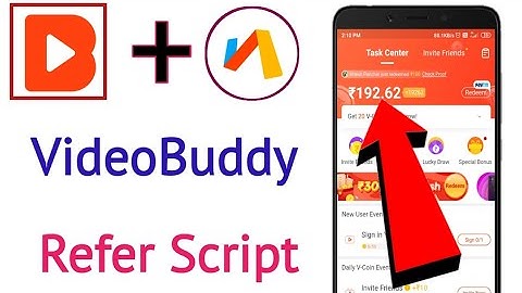 Videobuddy unlimited trick || Videobuddy refer hack || Videobuddy wallet hack