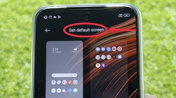 How To Set Default Screen In Poco M6 Pro