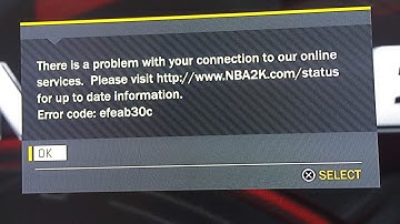 NBA 2K18 • FIX ERROR CODE “efeab30c”!