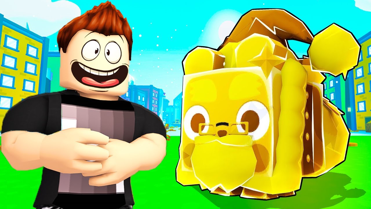 WYDAŁEM 50,000 ROBUX i DROPŁEM GOLDEN HUGE SANTA PAWS w PET SIMULATOR X!