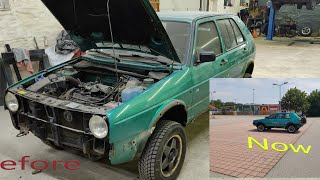 VW GOLF COUNTRY body and suspension restoration.