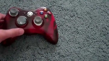 Spray Painting an Xbox 360 Controller Red Tiger Camo