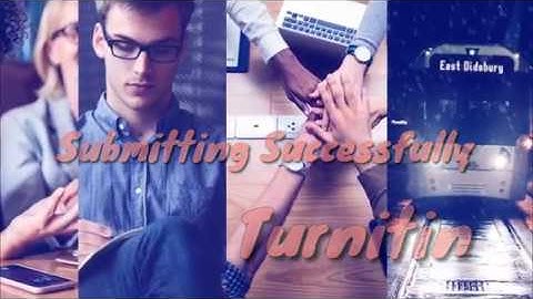 Turnitin submission guide for students