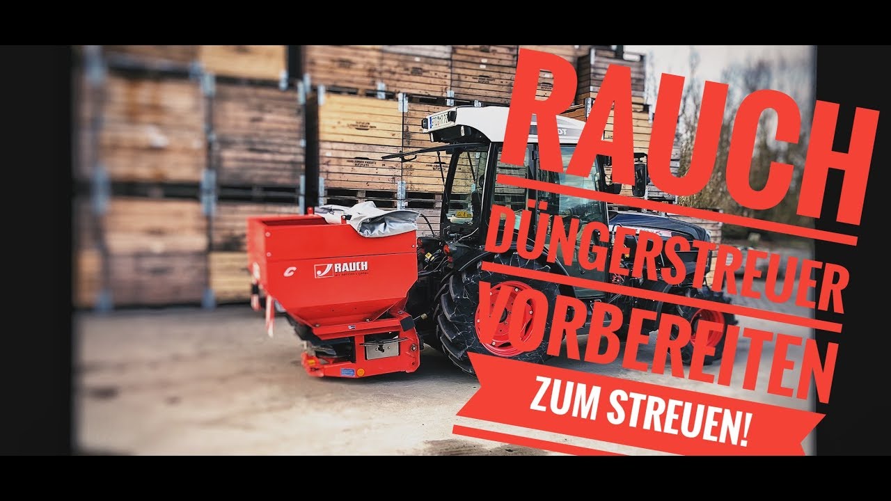 Obsthof Raddatz - Kleiner Einblick in unseren Tag! #3 Düngerstreuer bereit machen um zu streuen!