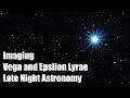 Imaging Vega and Epsilon Lyrae with the SkyGuider Pro