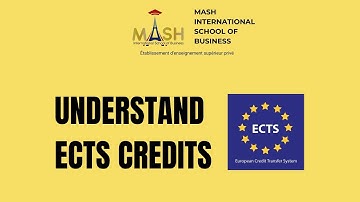 Understand ECTS credits